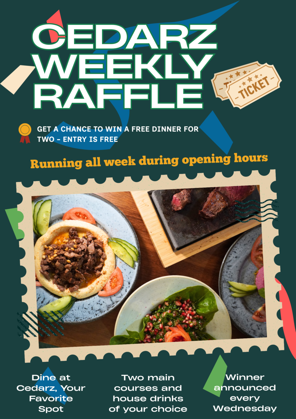 Cedarz Grand Raffle – Click Here